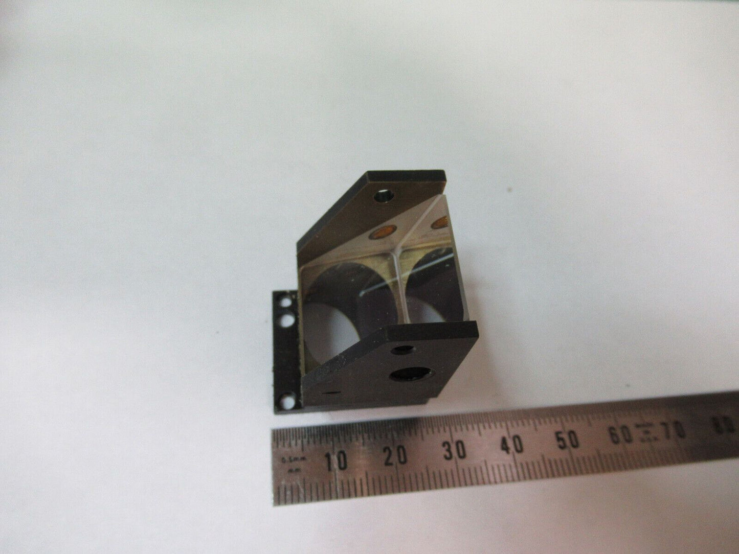 ao spencer glass brass mounted prism  MICROSCOPE PART AS PICTURED &R2-A-16