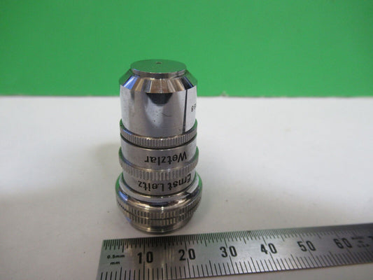 ERNST LEITZ GERMANY OBJECTIVE 1/12 1.8mm  MICROSCOPE PART AS PICTURED S8-A-03