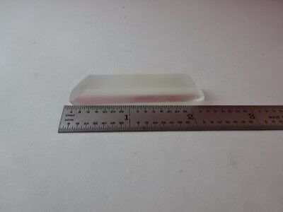 OPTICAL GLASS PRISM [small chip on edge] MIL SPEC LASER OPTICS AS IS #54-A-15