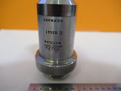 LEITZ WEZTLAR OBJECTIVE PL 16X INFINITY OPTICS MICROSCOPE PART AS PIC &H8-C-16