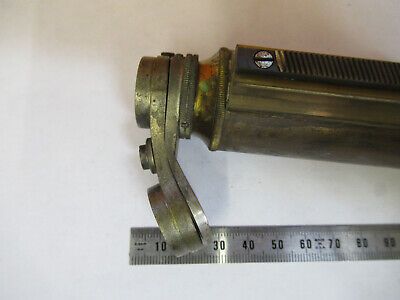 ANTIQUE BAUSCH LOMB TUBUS + NOSEPIECE MICROSCOPE PART OPTICS AS PICTURED F9-A-63