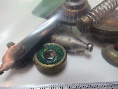 ANTIQUE BRASS BAUSCH LOMB SPARE GUTS MICROSCOPE PART OPTICS AS PICTURED &17-A-19