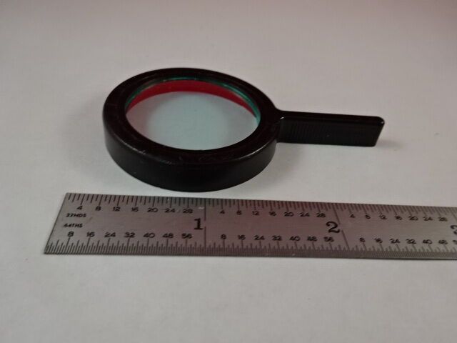 MICROSCOPE PART FILTER LOLLYPOP ILLUMINATOR OPTICS AS IS #X9-A-66B