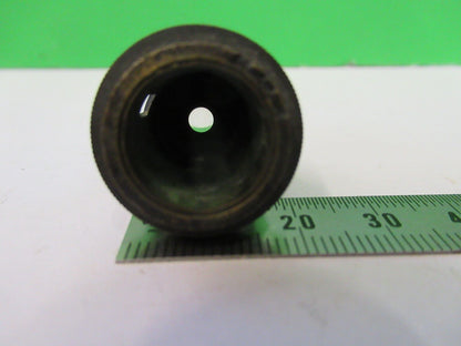 FOR PARTS ENGLAND BRASS OBJECTIVE LENS MICROSCOPE PART AS PICTURED &Z6-A-89