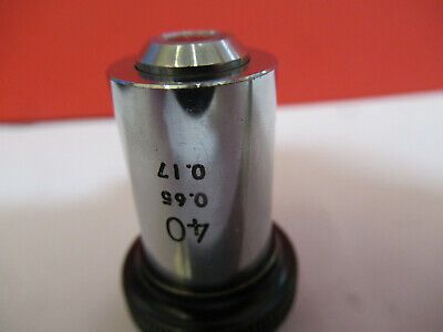 NIKON JAPAN OPTICS 40X OBJECTIVE LENS MICROSCOPE PART AS PICTURED &4B-A-69