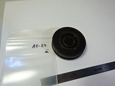 MICROSCOPE PART LEITZ GERMANY DARK PHASE heavy Brass MOUNT OPTICS AS IS B#AE-54