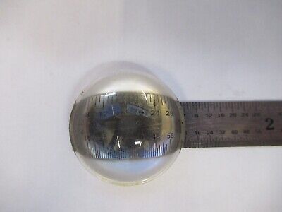 OPTICAL BI CONVEX ILLUMINATOR LENS OPTICS AS PICTURED &A9-A-38