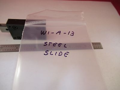 MICROSCOPE PART VICKERS ENGLAND UK STEEL SLIDE for OPTICS AS PICTURED &W1-A-13