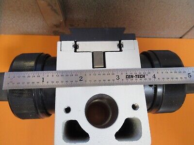 OLYMPUS JAPAN STAGE HOLDER RAILS DOVETAIL MICROSCOPE PART AS PICTURED &14-FT-68