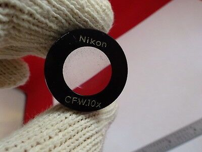 For parts EYEPIECE NIKON CFW10X JAPAN OPTICS MICROSCOPE PART AS IS &A4-FT-02