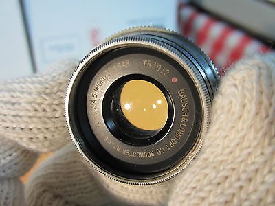 MICROSCOPE PART OBJECTIVE BAUSCH LOMB MICRO TESSAR 72 mm  OPTICS BIN#24-86