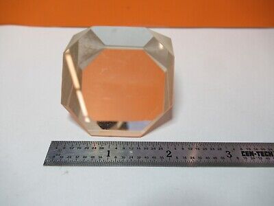 LARGE OPTICAL GLASS PRISM LASER OPTICS AS PICTURED &W8-A-32