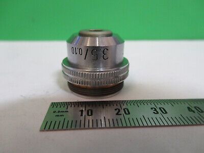 LEITZ WETZLAR OBJECTIVE 3.5X /170 OPTICS MICROSCOPE PART AS PICTURED #Z9-A-59