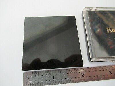 OPTICAL LARGE KODAK OPAQUE 2"X2" GLASS PLATE OPTICS AS PICTURED &F5-A-33