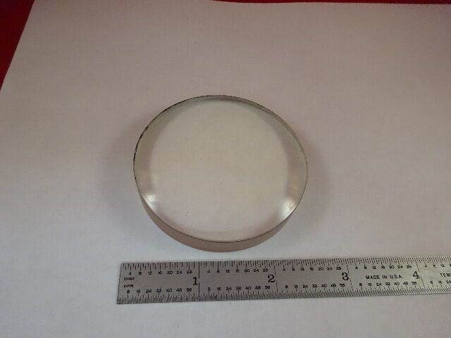 PLANO CONVEX LENS GLASS OPTICS OPTICAL AS IS #Z4-A-06