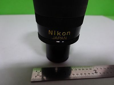 MICROSCOPE PART EYEPIECE OCULAR NIKON JAPAN CFW 10X OPTICS AS IS BIN#72-91