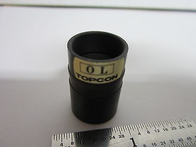 MICROSCOPE PART OBJECTIVE TOPCON LENS OL OPTICS AS IS BIN#M7-R-10