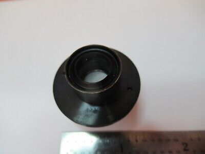 LEITZ WETZLAR BRASS MOUNTED LENS PLOE 154444 MICROSCOPE PART AS PICTURED 8C-A-21