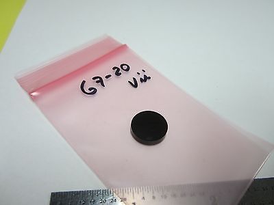 OPTICAL DARK FILTER LASER OPTICS AS IS BIN#G7-20