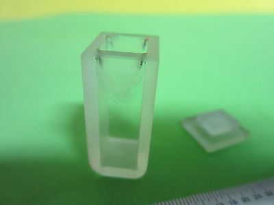 CARL ZEISS UV QUARTZ CUVETTE CELL SPECTRONIC ULTRAVIOLET AS IS OPTICS  BIN#40-E