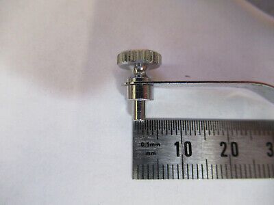 PAIR of CLIPS STAGE MICROSCOPE PART AS PICTURED &H1-B-30