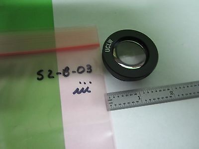 MICROSCOPE PART UCLW OLYMPUS JAPAN CONVEX LENS ADAPTER OPTICS AS IS BIN#S2-B-03