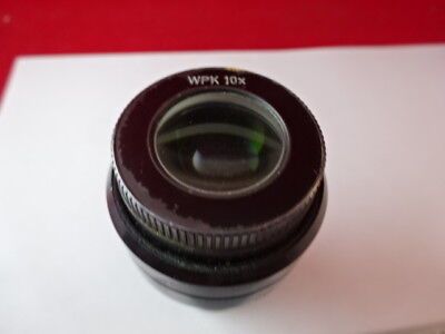 FOR PARTS REICHERT POLYVAR EYEPIECE WPK10x MICROSCOPE PART OPTICS AS IS #45-A-01