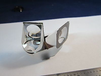 OPTICAL MICROSCOPE PRISM ASSEMBLY from OLYMPUS STEREO SCOPE OPTICS BIN#19 i