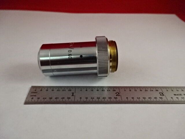 MICROSCOPE PART OBJECTIVE LEITZ WETZLAR GERMANY L32X OPTICS AS IS #F2-A-13