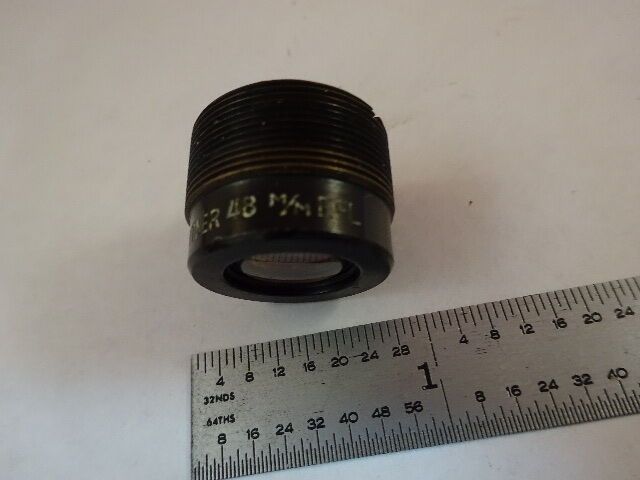 MICROSCOPE PART GAERTNER 48 mm OBJECTIVE OPTICS AS IS #31-C-94