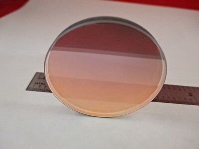 INFRARED COATED GLASS FILTER ROUND OPTICAL LASER OPTICS AS IS &81-A-48