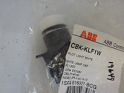 ABB CONTROL CBK-KLF1W PILOT LIGHT WHITE #P4-B-22