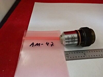 MICROSCOPE PART OLYMPUS JAPAN M10 OBJECTIVE OPTICS AS IS #AM-47