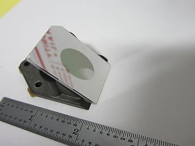 OPTICAL MICROSCOPE PART LEITZ GERMANY BEAM SPLITTER OPTICS AS IS BIN#D2-P-23