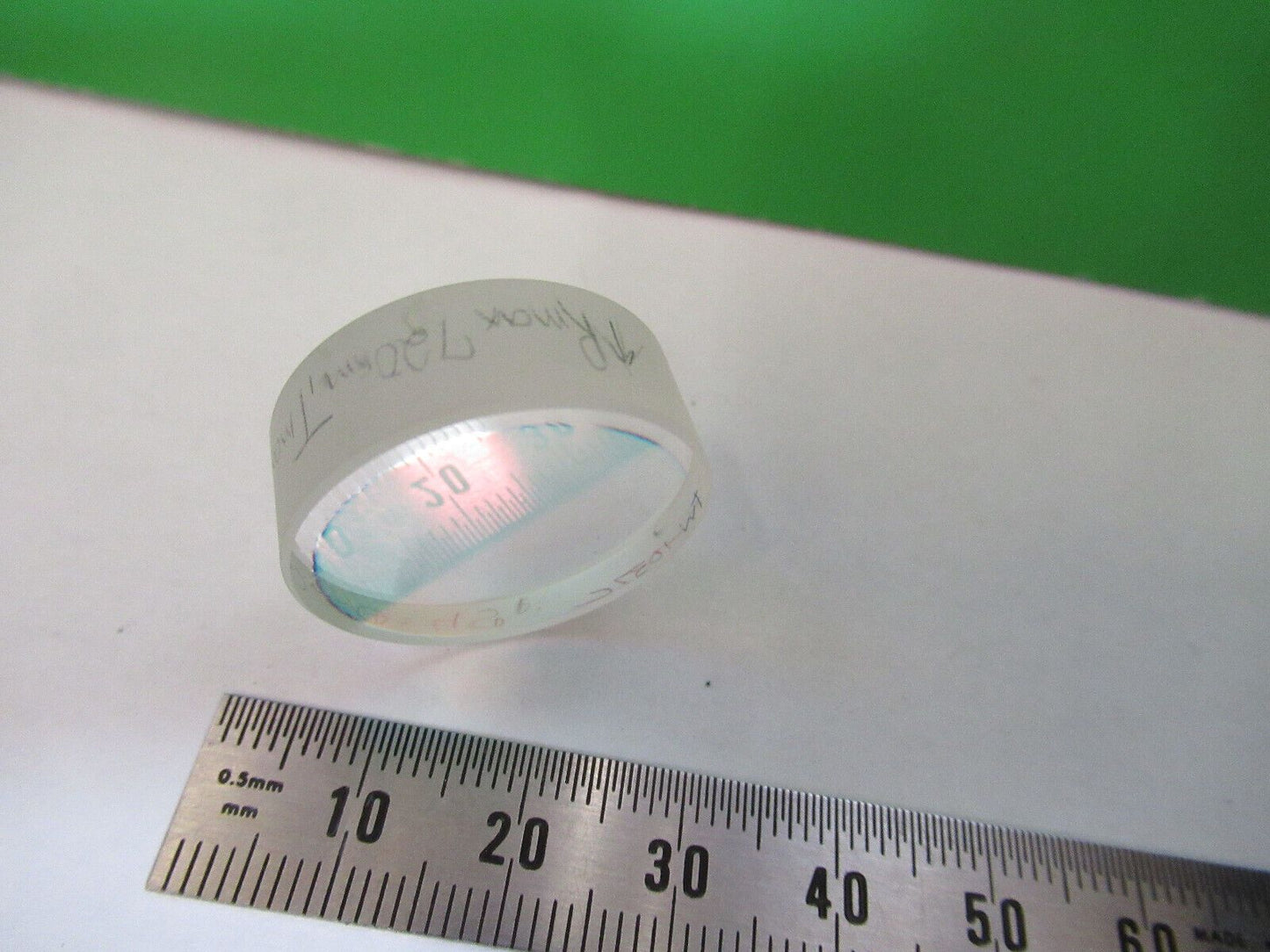 OPTICAL COATED LENS  LASER OPTICS AS PICTURED Q7-A-64