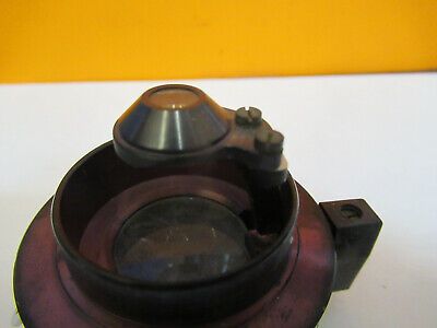 WILD HEERBRUGG SWISS CONDENSER + IRIS LENS MICROSCOPE PART AS PIC M20 8Y-A-129