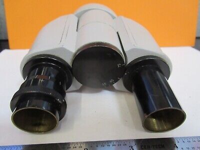 ZEISS GERMANY BINOCULAR HEAD OPTICS MICROSCOPE PART AS PICTURED &14-FT-26