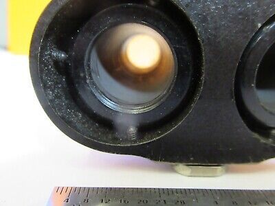 ANTIQUE BRASS STEREO OBJECTIVES OPTICS MICROSCOPE PART AS PICTURED &7B-B-83