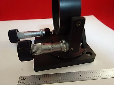 ORIEL MICROMETER LENS MIRROR MOUNT LASER OPTICS AS IS BIN#N3-E-03