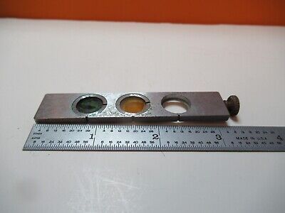 FOR PARTS ANTIQUE MICROSCOPE PART SLIDE RARE UNKNOWN AS PICTURED &16-B-87