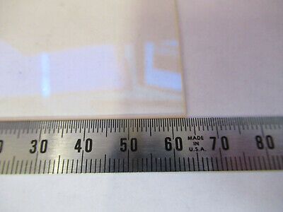 OPTICAL GLASS COATED FLAT SQUARE WINDOW OPTICS AS PICTURED #82-A-21