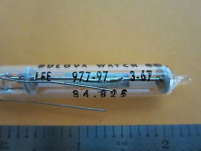 VINTAGE BULOVA QUARTZ CRYSTAL GLASS HOLDER FREQUENCY 84.825 MHz NEW