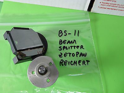 OPTICAL MICROSCOPE PART ZETOPAN REICHERT AUSTRIA BEAM SPLITTER OPTICS BIN#B5-11