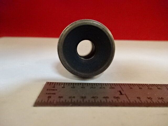 MICROSCOPE PART OBJECTIVE REICHERT AUSTRIA 4X OPTICS AS IS #37-A-10