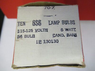 CHICAGO MINIATURE LOT MODEL 656 115V 6W  LAMP BULB AS PICTURED #TE-3