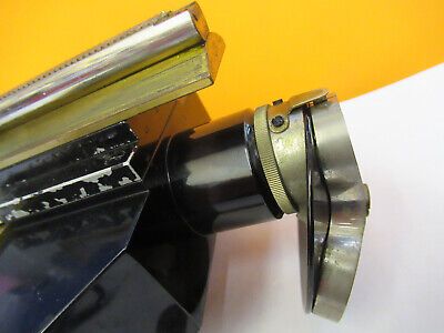 ANTIQUE ERNST LEITZ GERMANY BINOCULAR HEAD MICROSCOPE PART AS PICTURED 4B-FT-40