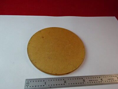 ACRYLIC PLATE CLEAR PLASTIC STAGE MICROSCOPE PART AS IS #45-A-14A