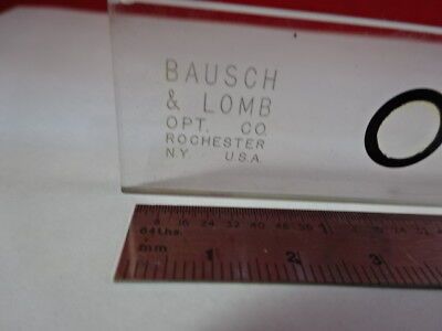 BAUSCH LOMB OPTICAL MICROSCALE CALIBRATION STANDARD OPTICS AS PICTURED &R7-A-19