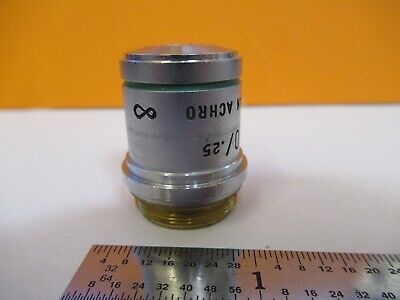 AO CAT 1019 OBJECTIVE PLAN ACHRO MICROSCOPE PART OPTICS AS PICTURED &85-B-67