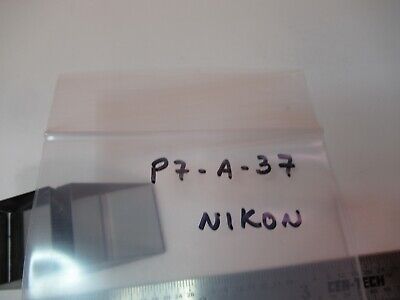 OPTICAL NIKON JAPAN GLASS PRISM OPTICS MICROSCOPE PART AS PICTURED &P7-A-37B